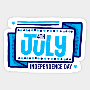 4th Of July Sticker